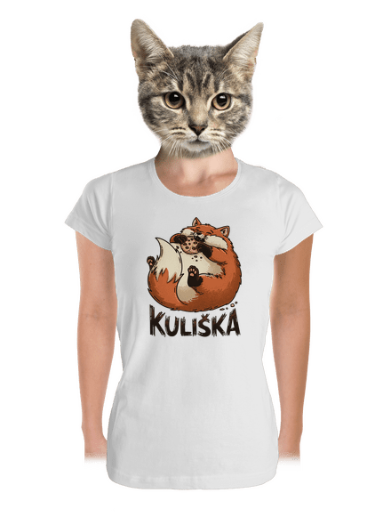 Kuliška dámské tričko premium White