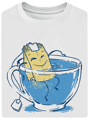 Relax unisex tričko oversized White