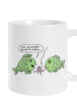 Háček klasický hrnek White