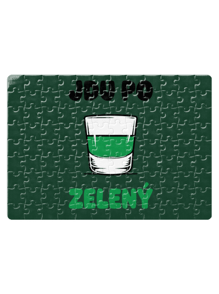 Jdu po zelený puzzle White