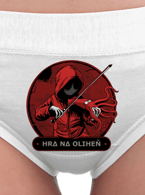 Hra na oliheň dámské kalhotky White