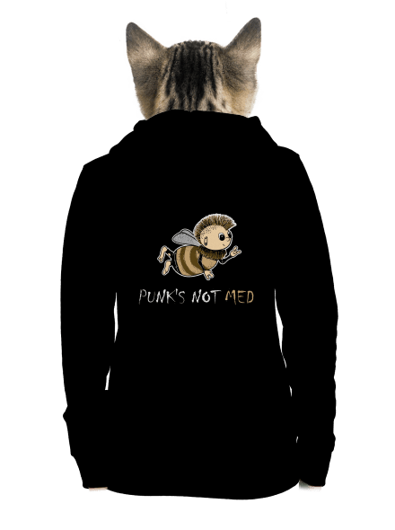 Punks Not Med dámská mikina na zip Black