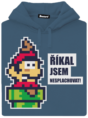 Nesplachovat dámská mikina klokanka Denim