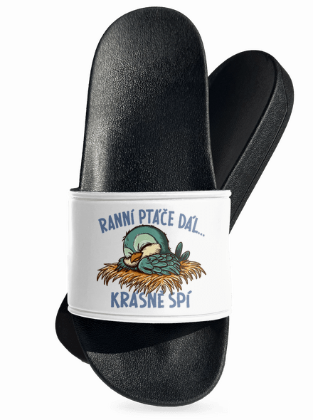 Ranní ptáče spí pantofle White