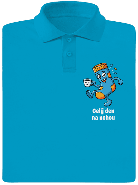 Na nohou pánská polokošile Blue Atol