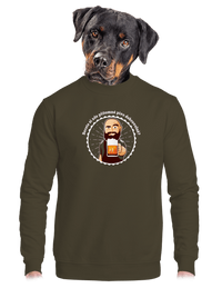 unisex mikina bez kapuce