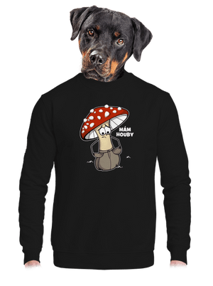 unisex mikina bez kapuce