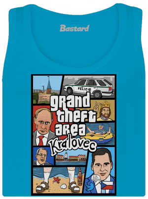 Královec dámské tílko klasické Blue Atol