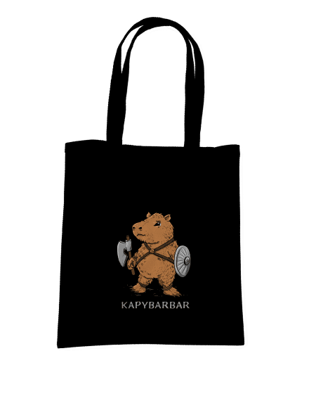 Kapybarbar taška Black