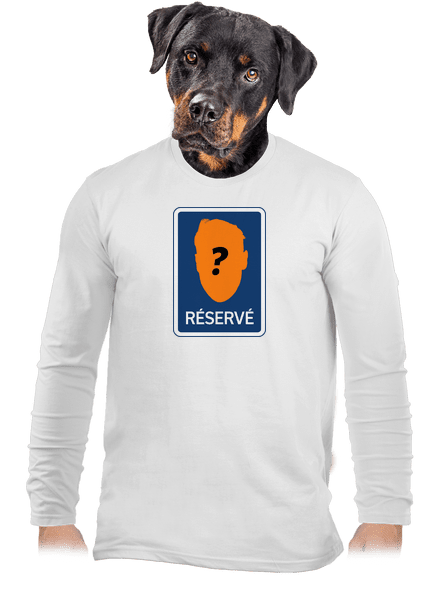Značka réservé pánské dlouhý rukáv White