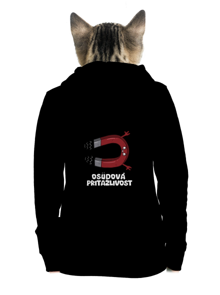 Osudová přitažlivost dámská mikina na zip Black