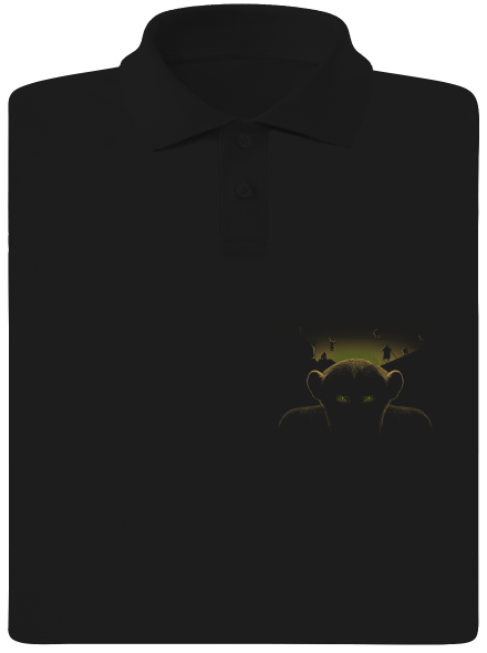 Opičí planeta pánská polokošile Black