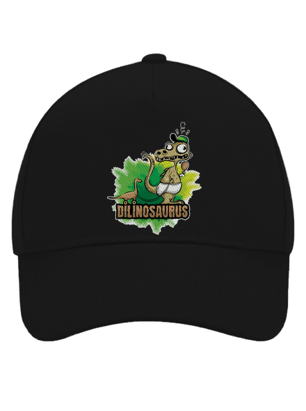 Dilinosaurus kšiltovka baseballka Black