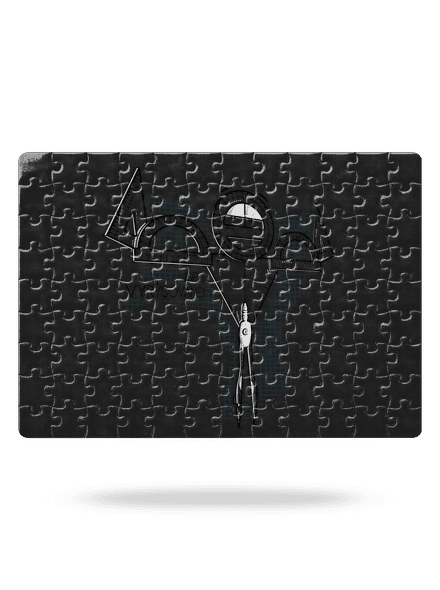 Vyrýsovanej puzzle White