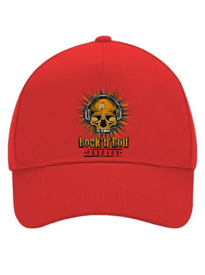 Rock'n'Roll forever kšiltovka baseballka Classic Red