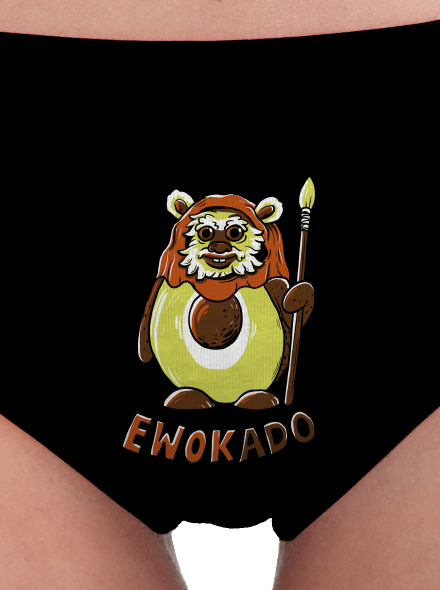 Ewokado dámské kalhotky Black