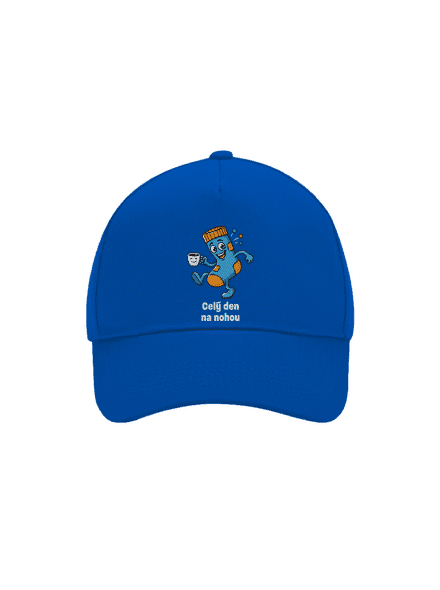 Na nohou kšiltovka baseballka Bright Royal