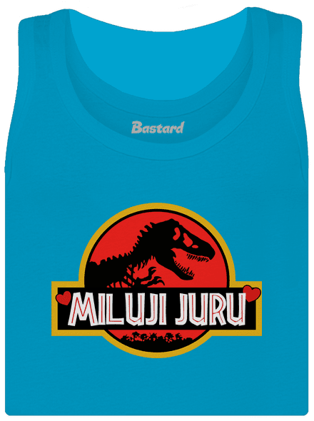 Miluji Juru dámské tílko klasické Blue Atol