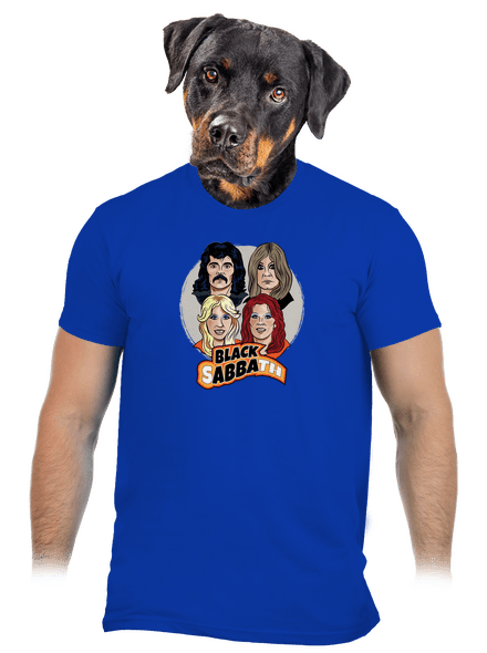 Black Abba pánské tričko Royal Blue