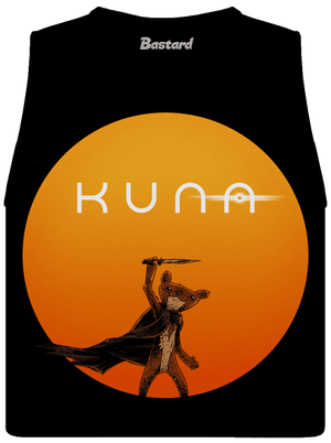 Kuna dámské tílko volné Black