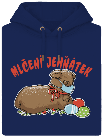 Mlčení jehňátek unisex mikina premium Navy