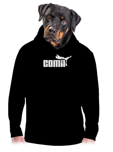 Coma pánská mikina klokanka Black