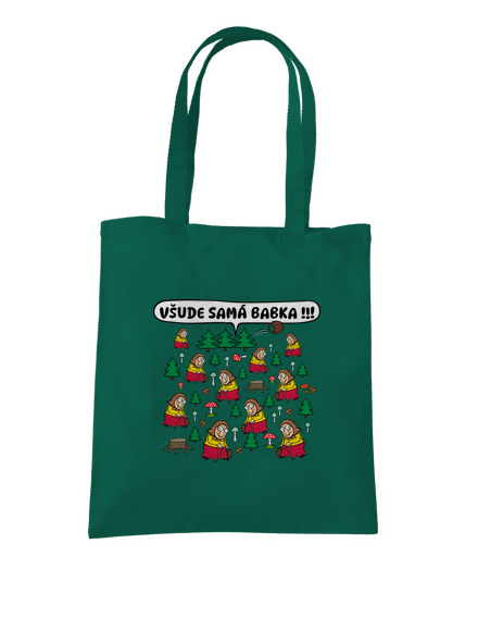 Všude samá babka taška Bottle Green WM
