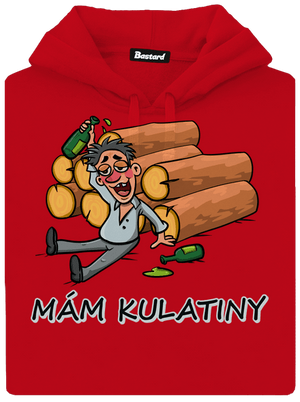 Mám kulatiny pánská mikina klokanka Red