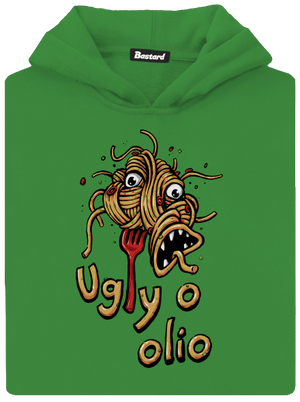 Ugly o olio dětská mikina klokanka Kelly Green AWD