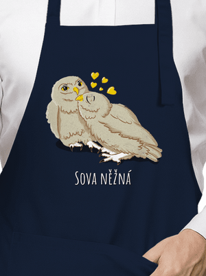 Sova něžná zástěra Navy