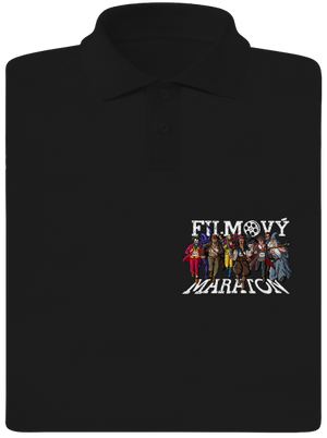 Filmový maraton pánská polokošile Black