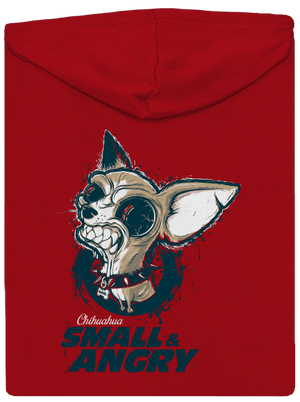 Čivava pánská mikina na zip Red