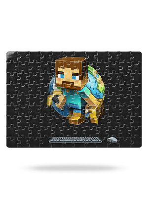 B17: Minecraft puzzle White