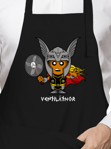 Ventiláthor zástěra Black