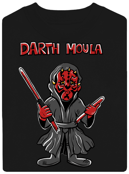 Darth Moula unisex mikina bez kapuce Black