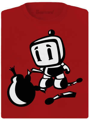 Bomberman dámské sportovní tričko Red Mal