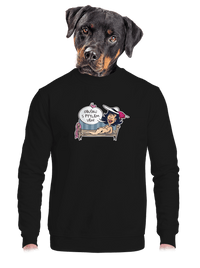 unisex mikina bez kapuce