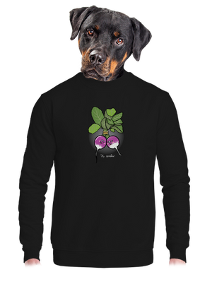 unisex mikina bez kapuce