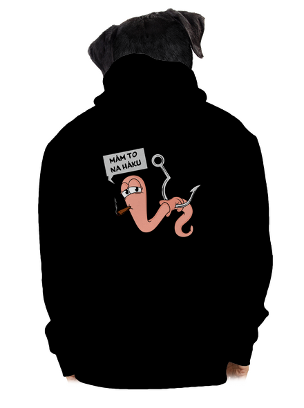 Na háku pánská mikina na zip Black