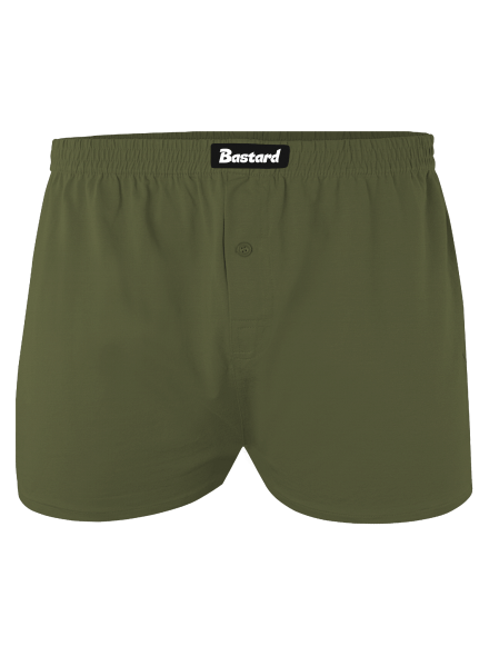 Bez potisku pánské trenky Khaki