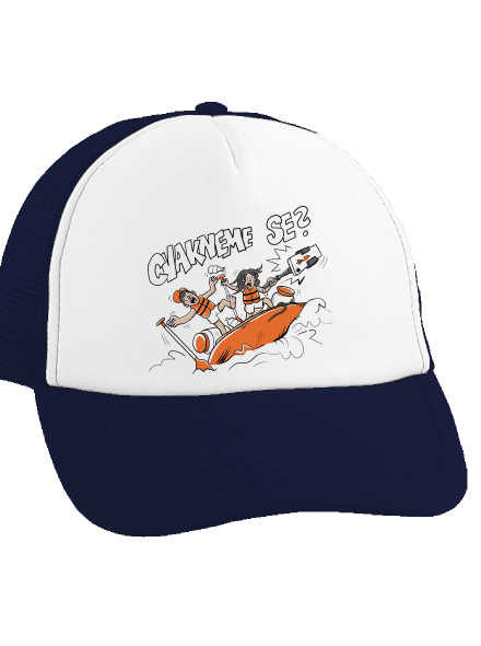 Cvakneme se kšiltovka truckerka French Navy cap