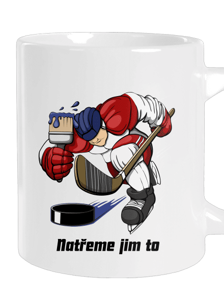 Natřeme jim to - Hokej velký hrnek White