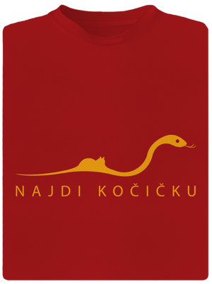 Najdi kočičku pánské sportovní tričko Red Mal