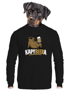 unisex mikina bez kapuce