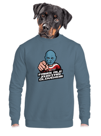 unisex mikina bez kapuce