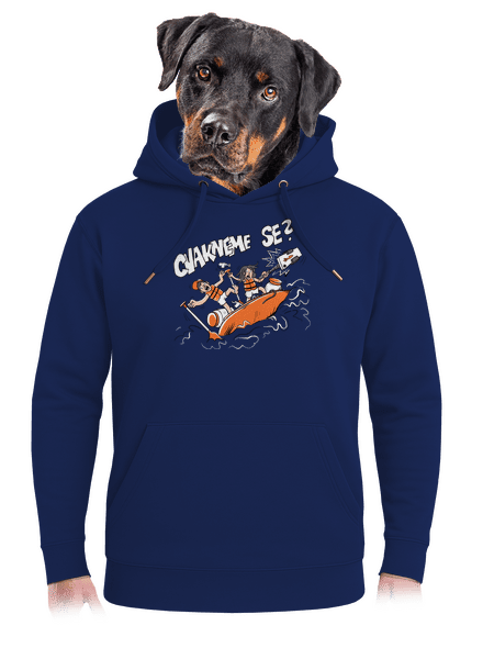 Cvakneme se unisex mikina premium Navy