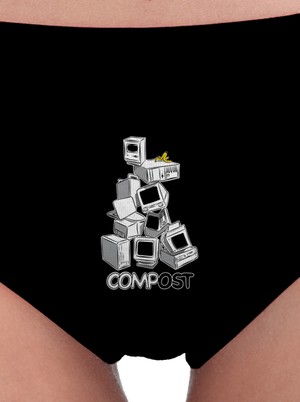 Compost dámské kalhotky Black