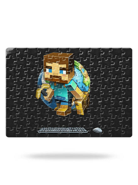 B17: Minecraft puzzle White