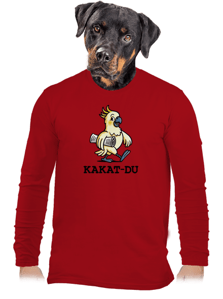 Kakat-du pánské dlouhý rukáv Red