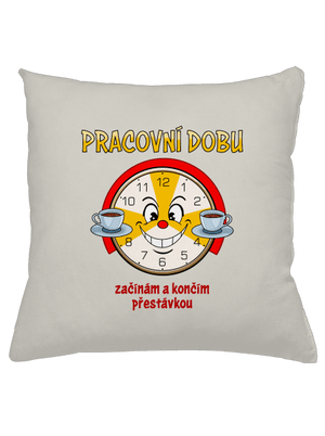 Pracovní doba polštář Stracciatella